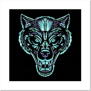 Laser Wolf Posters and Art